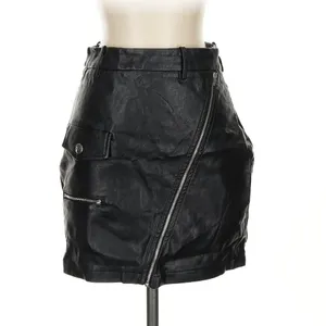 Superdown Addy faux‎ leather moto skirt size XS thumbnail 3