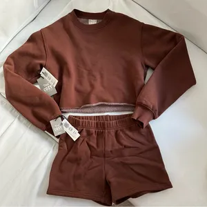 ARITZIA NWT: Cozy Fleece Perfect Sweat Set thumbnail 1
