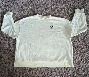 Love your earth yellow sweatshirt size‎ large thumbnail 1