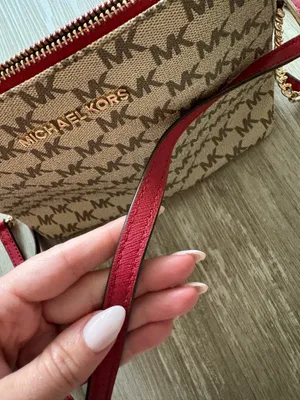 Michael Kors Purse Crossbody Red thumbnail 4