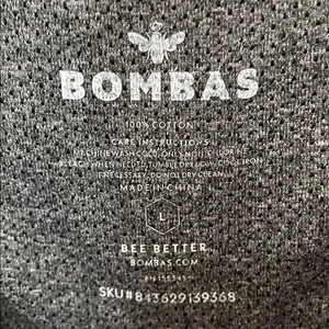 Bombas Grey Color Stitching Crewneck Sweatshirt Large Pockets thumbnail 5