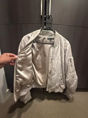 Bomber Type Jacket Gray Size M thumbnail 1