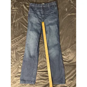 J.Crew Vintage Straight High Rise Jeans Dark Wash Blue Denim Size 26 thumbnail 2
