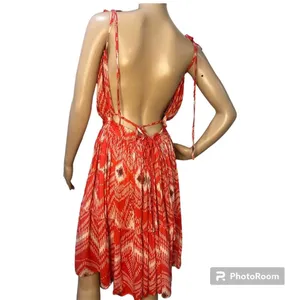 Womens Vibrant AREA Stars Flowy Summer Dress OS thumbnail 4