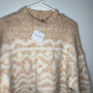 American Eagle Fair Isle Mocknexk Holiday Knit Sweater thumbnail 3