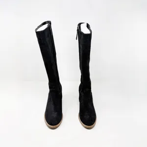 [Blondo] Black Nicola Waterproof Suede Leather Chunky Heel Boots Side Zip Sz 8.5 thumbnail 7