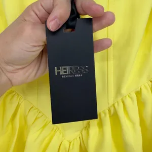 Heiress Beverly Hills Yellow Corset Mini Dress Size M NWT Sleeveless V-Neck‎ thumbnail 4