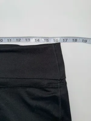 Maurices Luxe Foldover Waist Flare Leggings Black High Rise thumbnail 8
