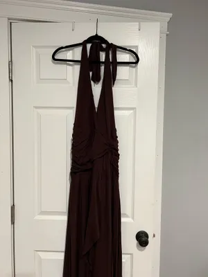 White Fox Grande Dame Maxi Dress Chocolate thumbnail 6