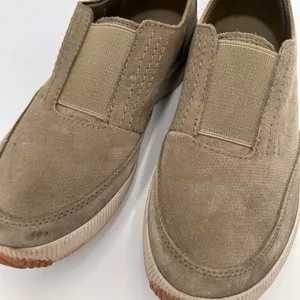 Sorel Sage Green Leather Out N About Slip On Sneakers Size 7.5 thumbnail 3
