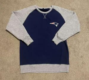 National Football League New England Patriots Blue Pullover Crewneck thumbnail 1