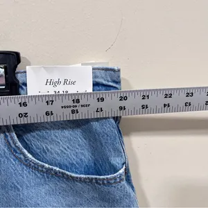 NWT Abercrombie & Fitch blue Denim Skirt midi size 34 US 18 plus size thumbnail 5