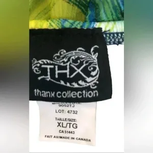 THX Spaghetti Strap Blouse XL Yellow thumbnail 6