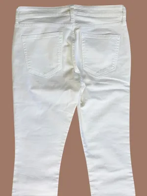 NWT Vineyard Vines Stepped Hem Jeans White Size 4 thumbnail 6
