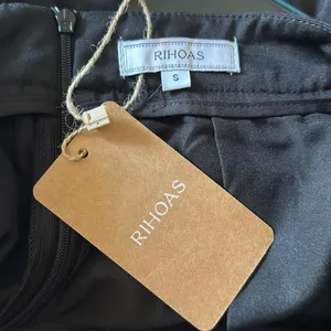 RIHOAS The Black High Waisted Pleated Midi Skirt only 68 thumbnail 6