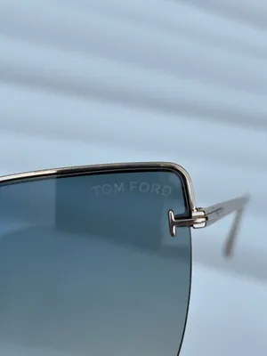 Tom Ford Ingrid-02 TF 652 28P Cat-eye gradient smoke sunglasses rose gold metal frame thumbnail 6