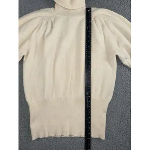 Semplice Turtleneck‎ Sweater Women Small Angora Wool Balloon Puff Sleeve thumbnail 4