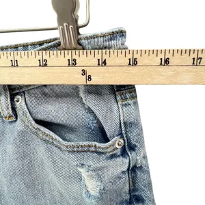 Anthropologie Avec Les‎ Filles Jeans Womens 27 Blue Distressed High Waist Denim thumbnail 9