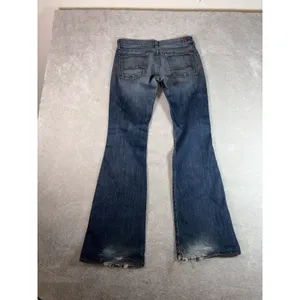 7 for all mankind women's jeans flare 28 low rise‎ thumbnail 11