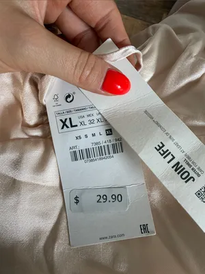 ZARA Pale Blush Satin Bandeau Bralette thumbnail 5