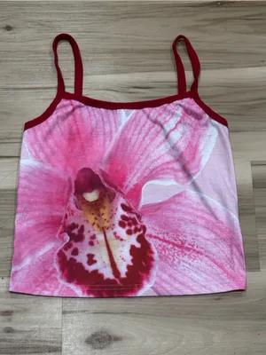 Peppermayo Eternal Sunshine Floral Pink Peony Tank Top Women’s Medium thumbnail 2