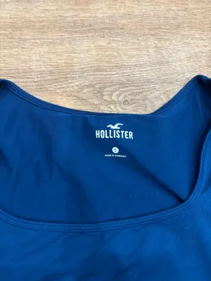 Hollister Blue Square Neck Top thumbnail 2