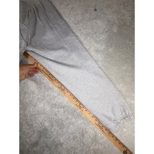 Daily Practice by Anthropologie Gray Shimmer Fleece Jogger Sweatpants Size M thumbnail 7