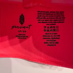 Free People Movement On The Radar Sports Bra Neon Coral Size XS/S‎ NWOT MSRP $48 thumbnail 6