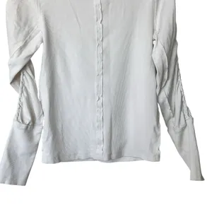 Free People We the Free M Daisy Chain Cuff Cut Out Twisted Detailed Sleeves Top thumbnail 9