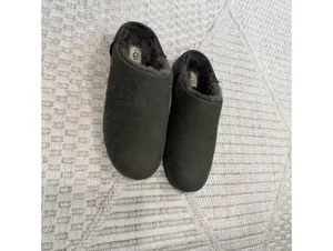 UGG Elea Embossed Slip-On Clogs in Dense Smoke thumbnail 4