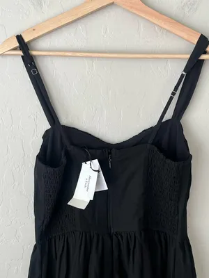 Abercrombie & Fitch Ruched Chiffon Mini Dress with pockets NEW small thumbnail 4