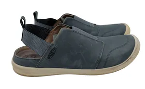 KEEN Lorelai Blue Leather Slingback Slip On Shoes‎ Womens 10 1024941 Flat thumbnail 1