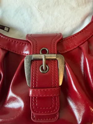 JW Pei Amazon Red Buckle Shoulder Bag thumbnail 3