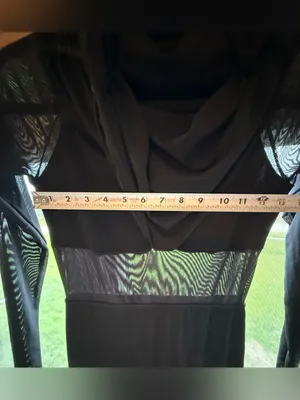 Commense Black Off-Shoulder Long Sleeve Maxi Dress thumbnail 2