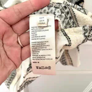 Free People Runnin On A Dream Top Ivory Size M Boho Neutral thumbnail 4