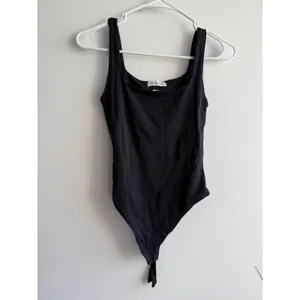 Babaton Womens Black Square Neck Tank Bodysuit Size S NSP‎ 01-01-1472-R SP23 thumbnail 2