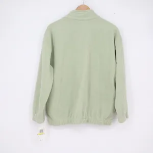 No Boundaries Desert Sage Green Butterfly Polar Fleece Quarter Zip Pullover M thumbnail 4