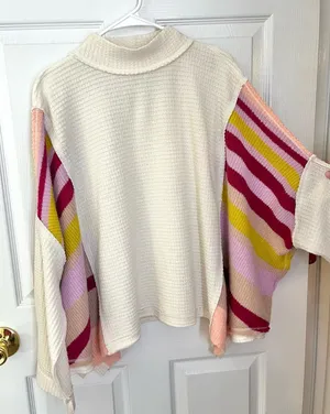We The Free Free People poncho sweater thumbnail 1
