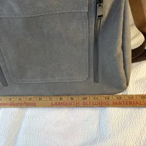 Canvas Handbag for Women Cloth Tote Shoulder Purses Hobo Casual Crossbody Grey thumbnail 5
