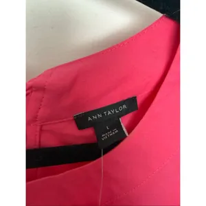 Ann Taylor Women’s Large Pink Bow Tank Top New Career Office Core Girly thumbnail 3