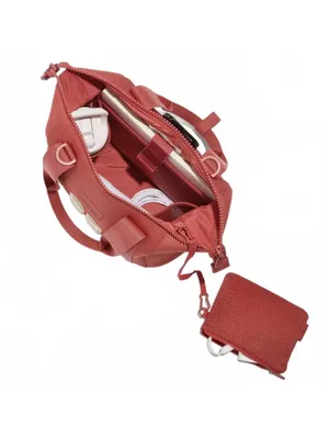 Dagne Dover Landon Neoprene Carryall Bag NEW Limited Edition - Rhubarb Red Small thumbnail 2