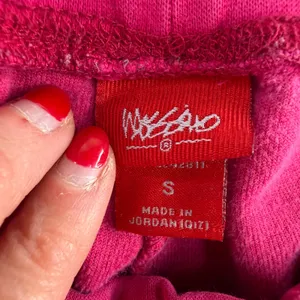 VTG Y2K Mossimo S Small Velour Pants Pink Flare Leg Low Rise Drawstring Hip‎ Hop thumbnail 5