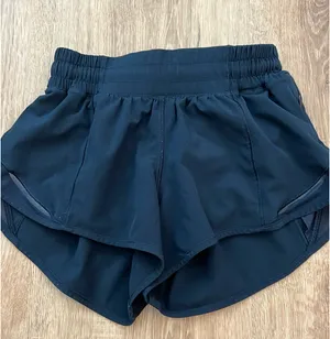 Navy Lululemon Shorts Hotty Hot 2.5" thumbnail 1