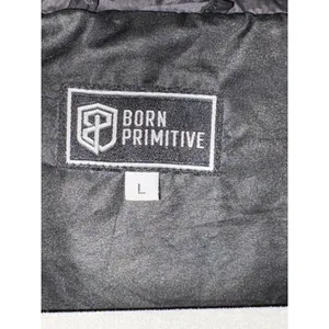 Born Primitive Warm Rush Womens Black Quilted Cropped Puffer Jacket Size‎ Large thumbnail 5
