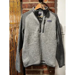 Patagonia Better Sweater Gray Quarter Zip Fleece Women’s Outdoor Gorpcore thumbnail 2