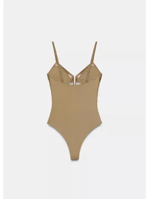 Zara‎ LACE POLYAMIDE BODYSUIT thumbnail 5
