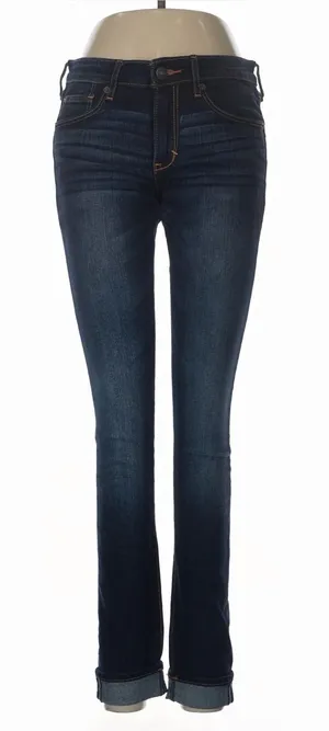Abercrombie & Fitch Jeans Womens 6R W28 L31 Dark Wash Skinny Slim Denim thumbnail 1