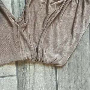 Gold Asymmetrical Puff Sleeve Cocktail Dress thumbnail 6