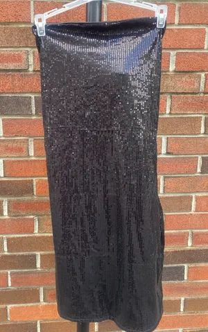 Lioness Black Sequins Strapless Mini Dress thumbnail 1