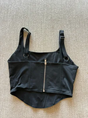 Amazon Corset Top Black thumbnail 5